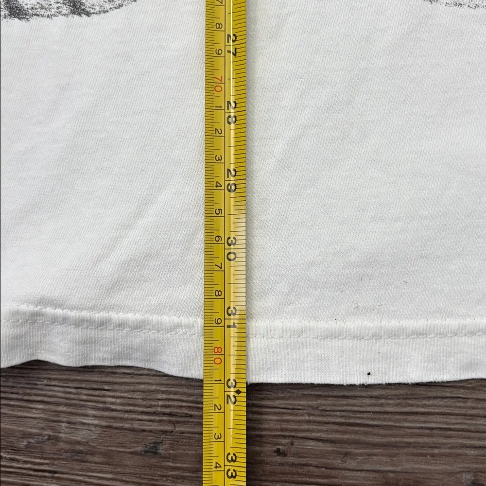 VINTAGE 1990S WHITE TIGER ANIMAL GRAPHIC SHORT SLEEVE TSHIRT MENS 2XL - Picture 7 of 11